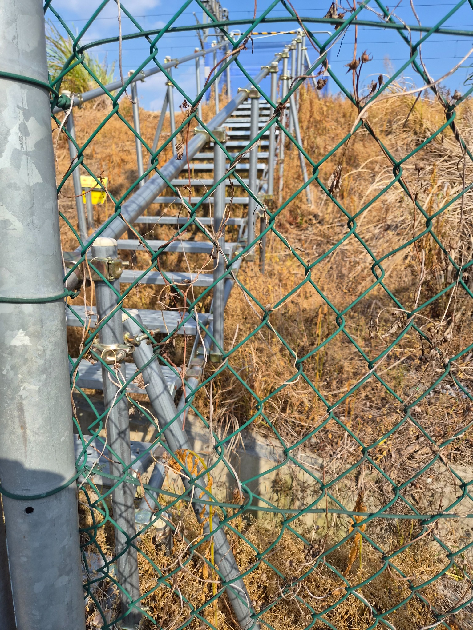 무등ENG 경사지 가설계단 설치